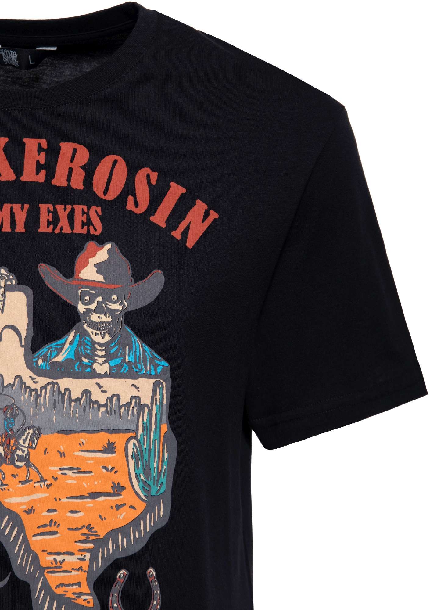 King Kerosin All My Exes Live In Texas Triko S Obrázek 3