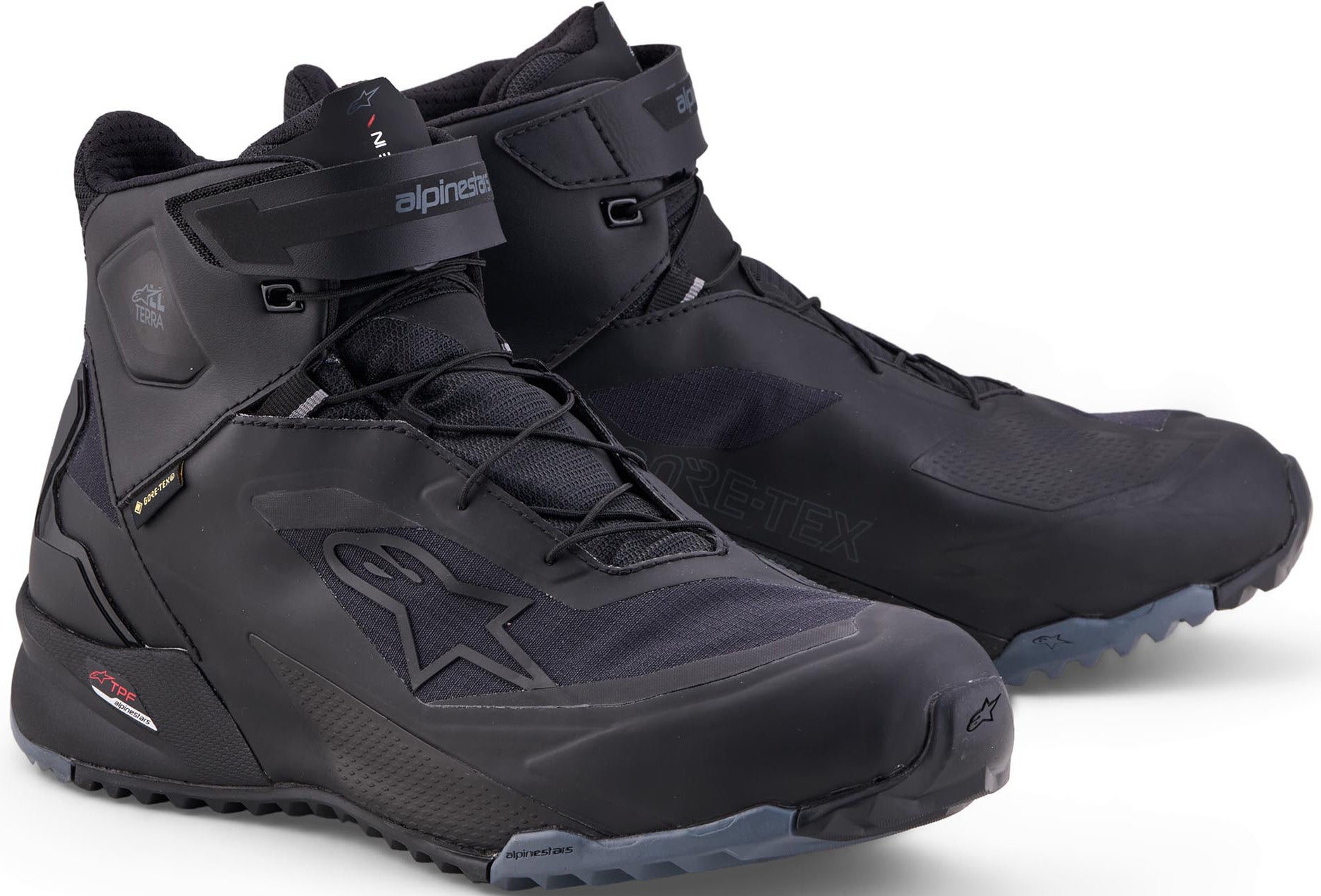 Alpinestars CR-X Gore-Tex wasserdichte Motorrad Schuhe schwarz/dunkelgrau 11,5 Abbildung 1
