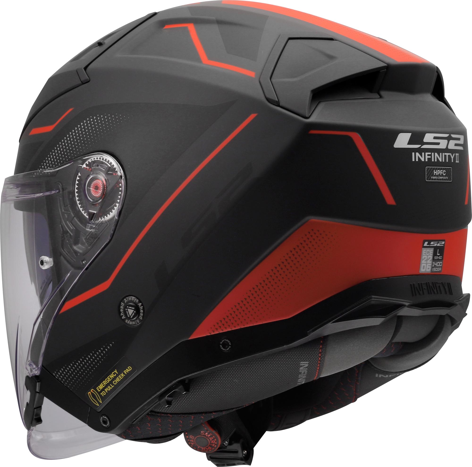 LS2 OF603 Infinity II Veyron Casco aperto S (55/56) Figura 3