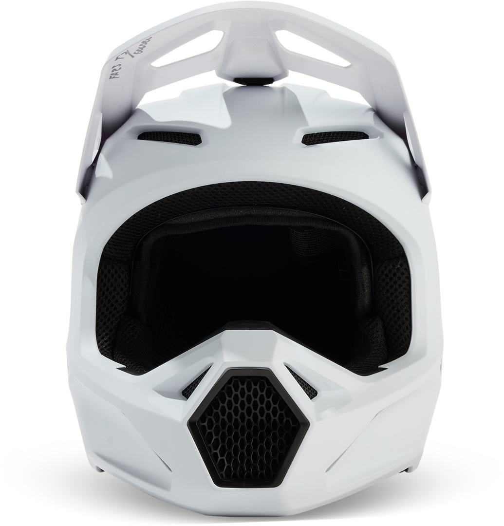 FOX V1 Solid Casco Motocross bianco opaco M (57/58) Figura 7
