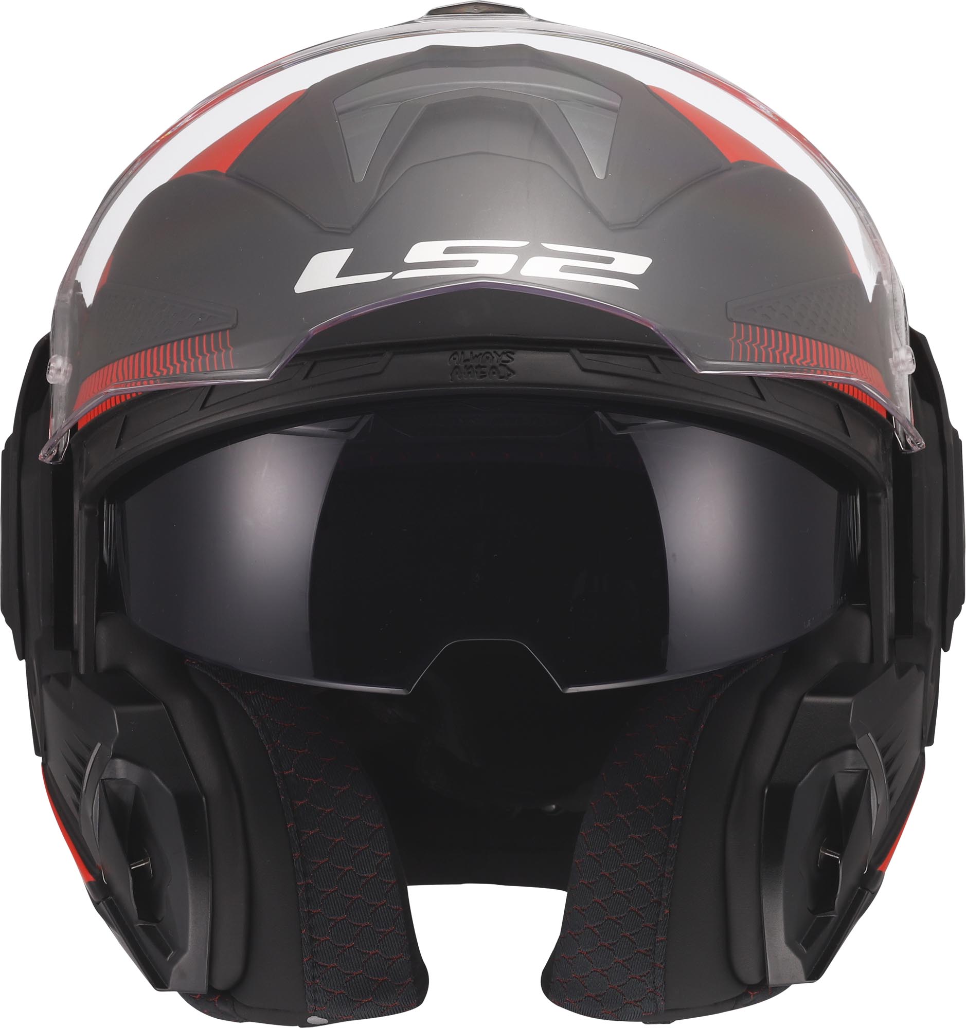 LS2 FF901 Advant X Nova Klapphelm schwarz/rot L (59/60) Abbildung 11