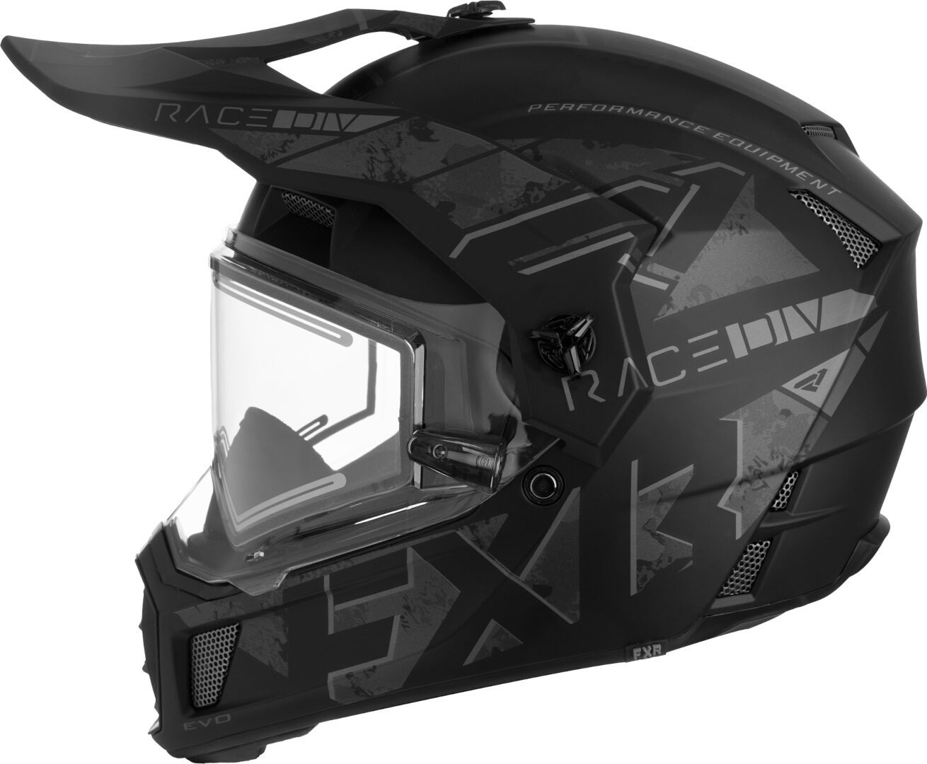 FXR Clutch X Evo Snescooter hjelm sort mat/grå S (55/56) Figur 4