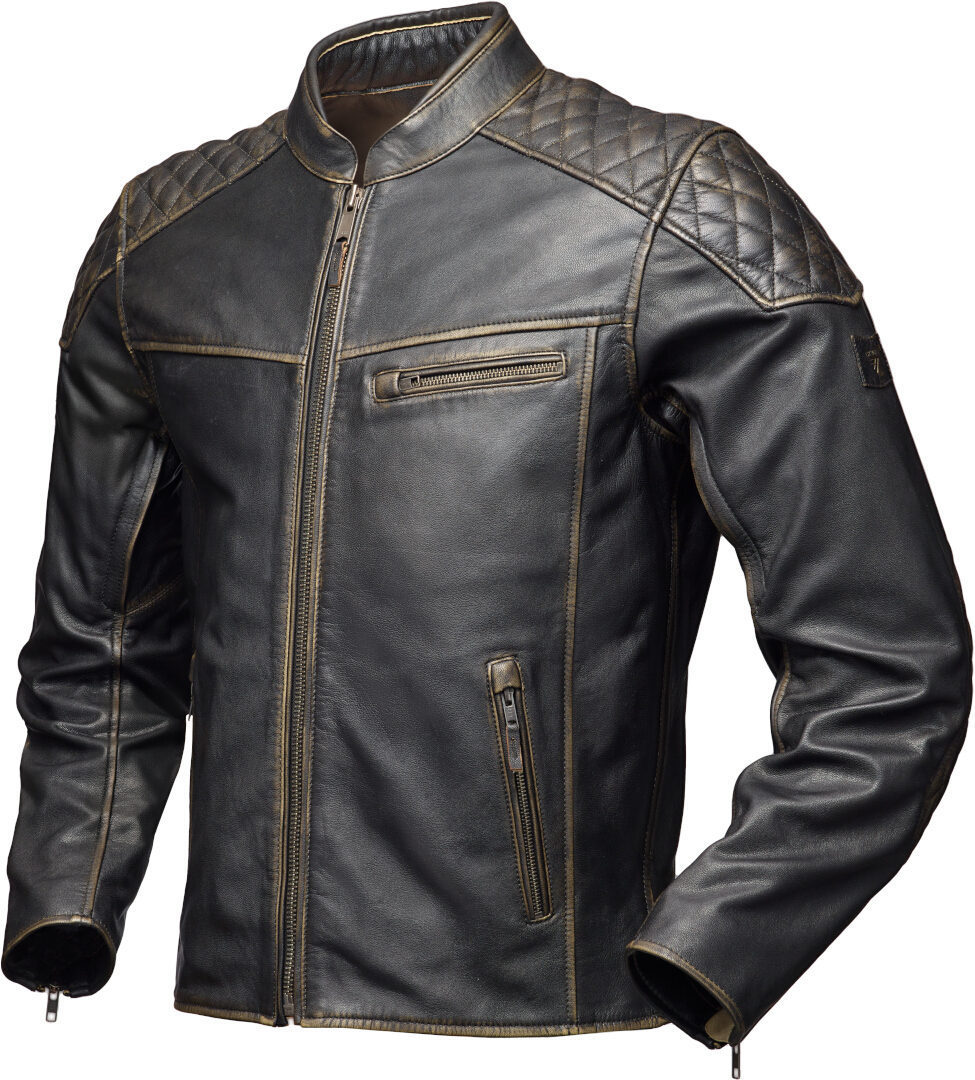 Modeka Phinix Motorfiets leren jas Donkerbruin XL Figuur 1