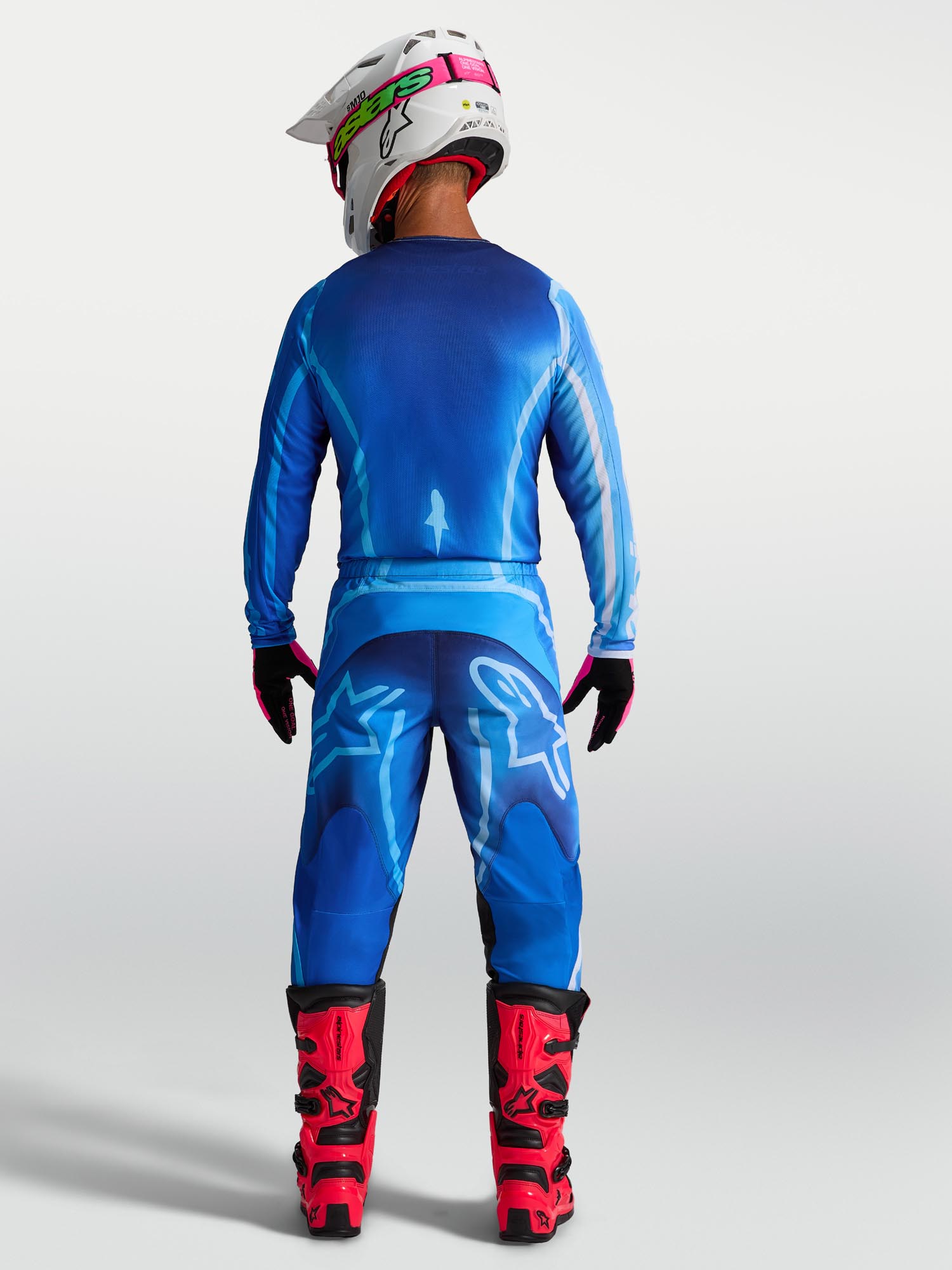 Alpinestars Fluid Kepler Motocross dres plava/svijetloplava S Slika 8