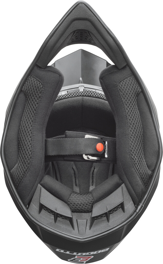 Bogotto V337 Solid Cască de motocross Black matt S Figura 3