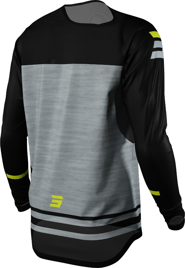 Shot Contact Loom Tricou de motocross Negru/argintiu L Figura 2