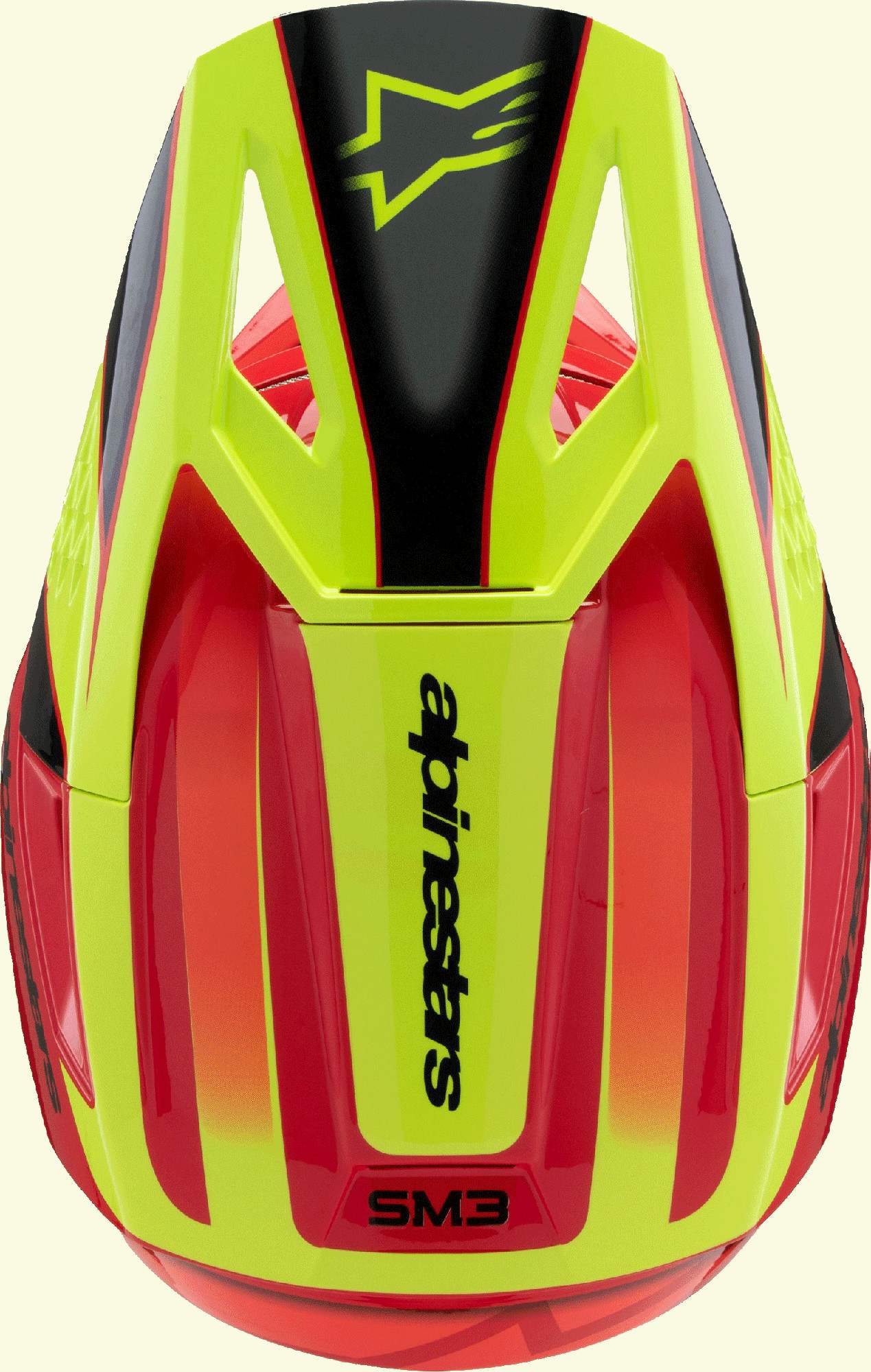 Alpinestars SM3 Fray Cască de motocross pentru tineret Roșu/Galben Y/S (48/49) Figura 6