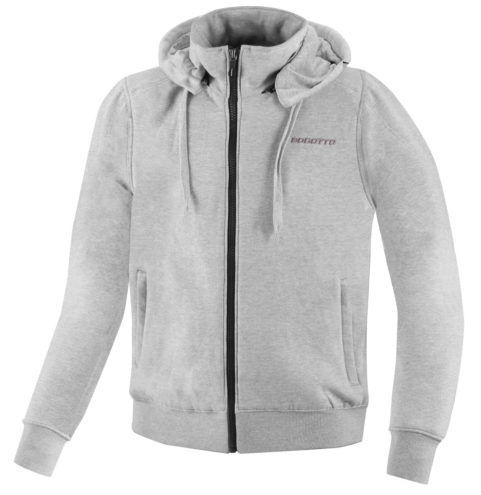 Bogotto R-Ace オートバイのジップパーカー グレー 4XL 図1