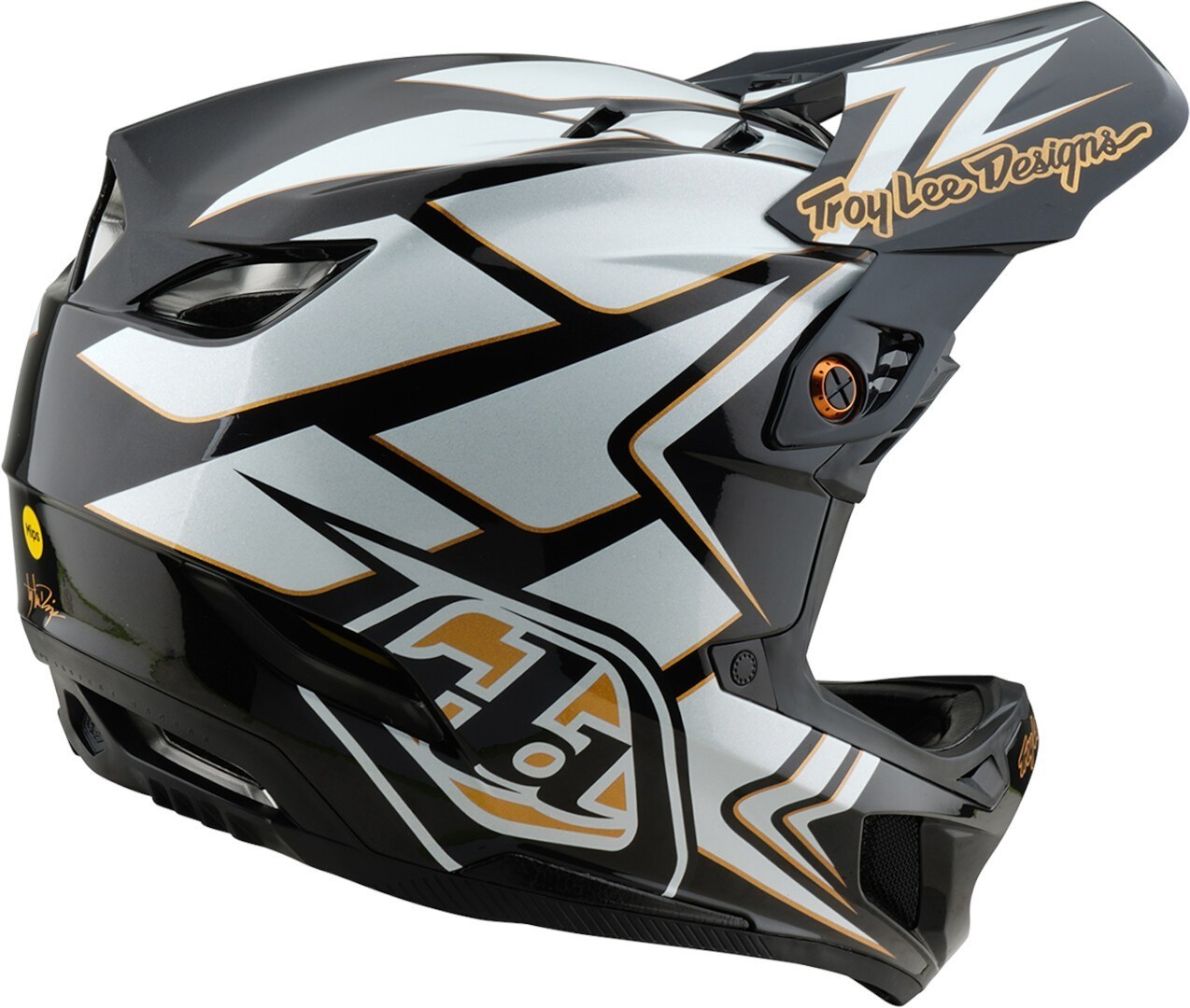 Troy Lee Designs D4 Mips Ghostwing Composite Downhill Helmet XL (60/61) Figure 5
