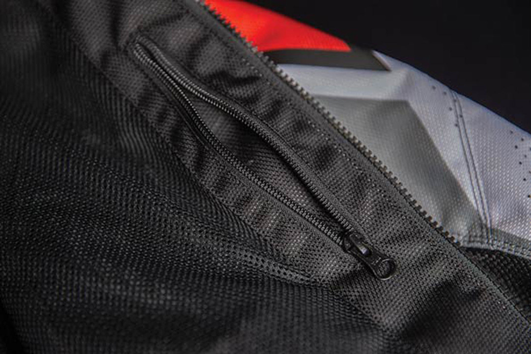 Icon Hooligan Ultrabolt Motorcycle Textile Jacket grey/black/red M Figure 11
