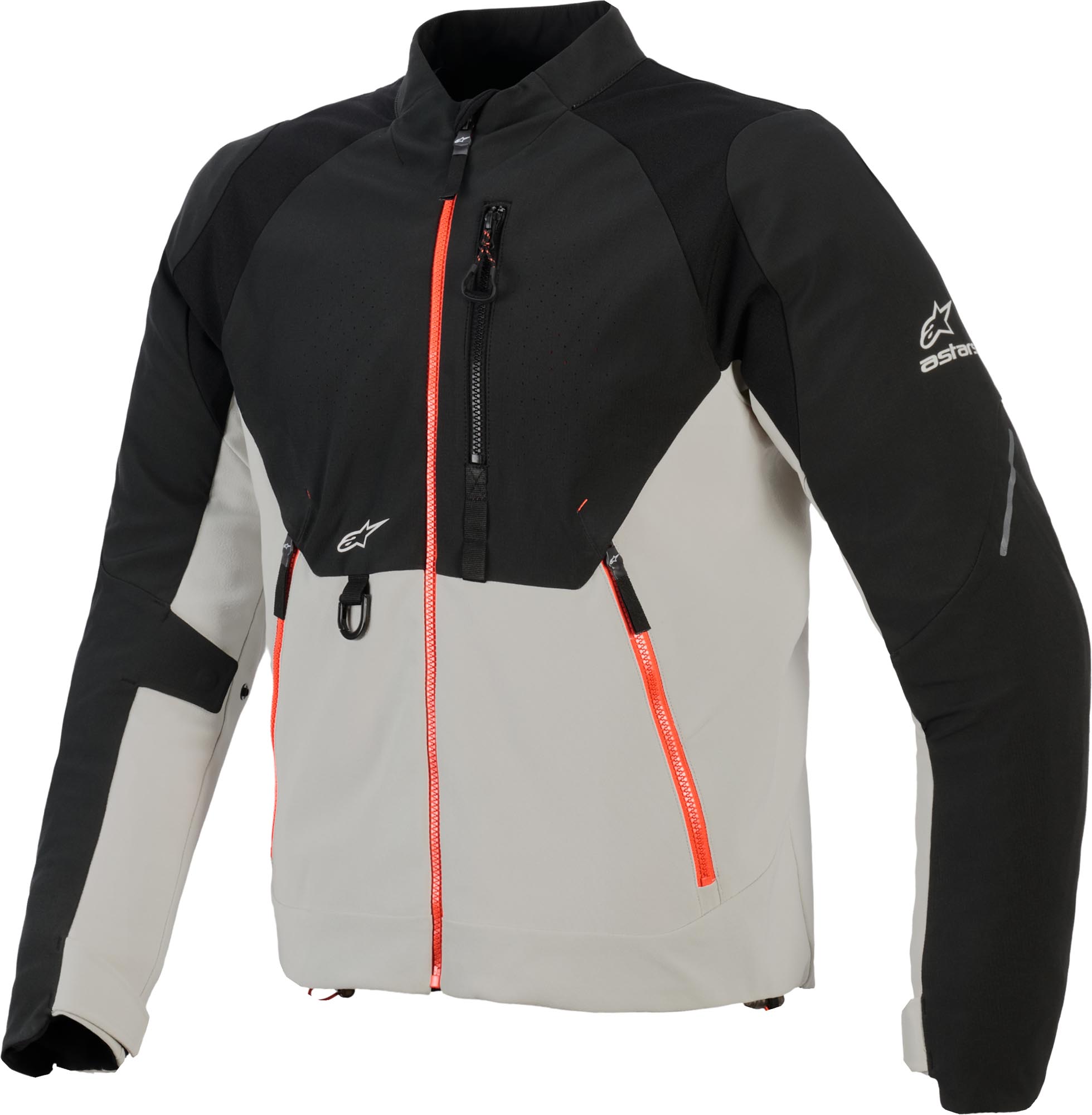 Alpinestars Provoke Motorcycle Textile Jacket black/light grey S Figure 1