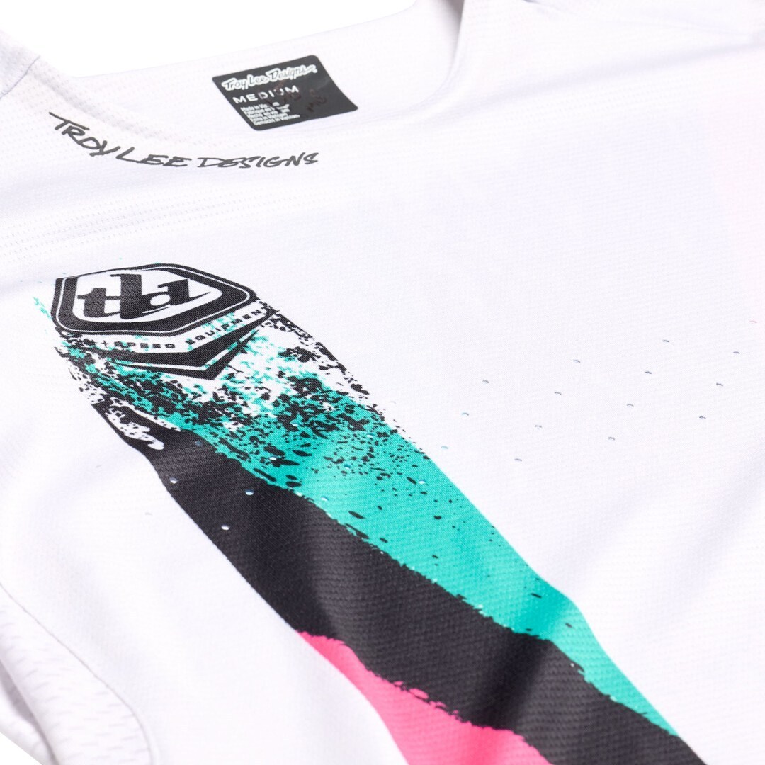Troy Lee Designs Sprint Full Pull Maillot de vélo Gris clair XL Figure 4