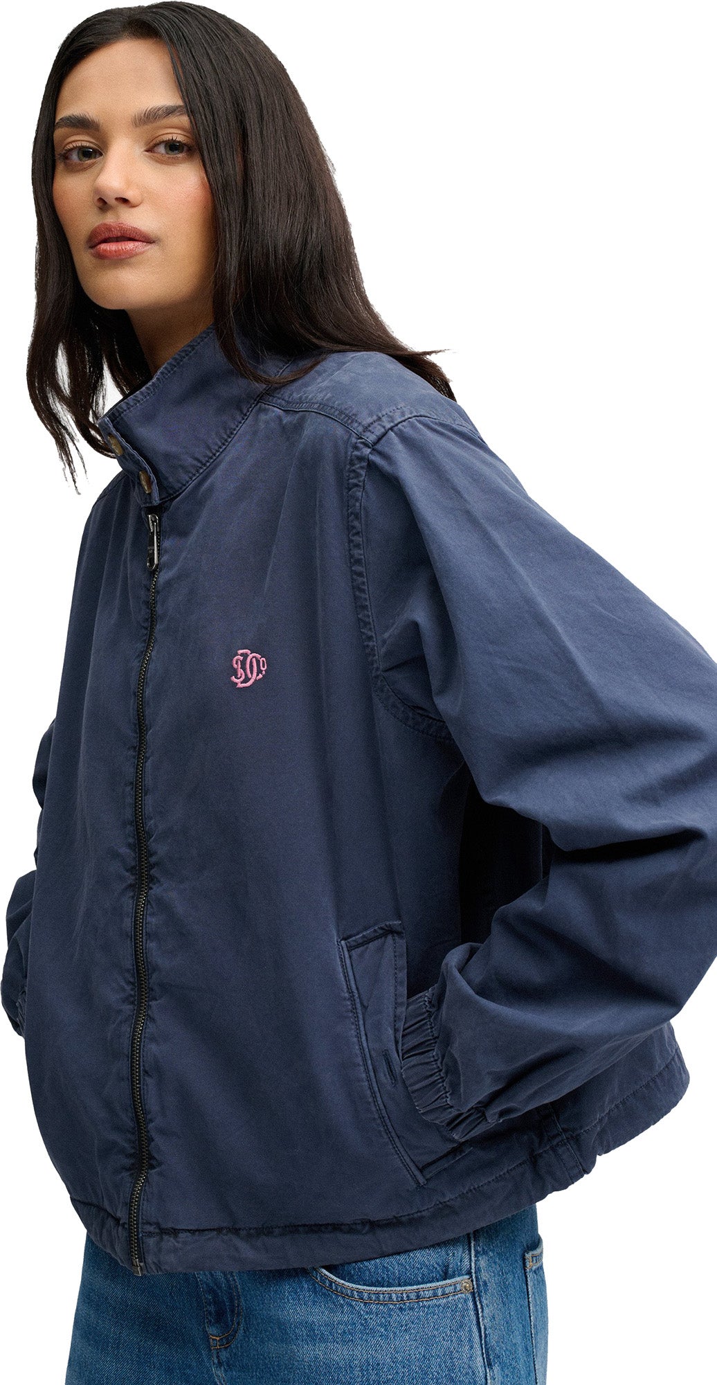 Superdry & Co Harrington Ženska jakna mornarsko plava XL Slika 5