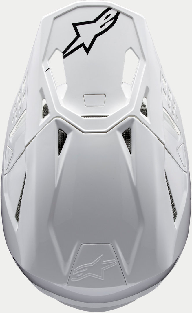 Alpinestars Supertech S-M10 Solid 2024 Motorcross helm Wit Verlies (59/60) Figuur 3
