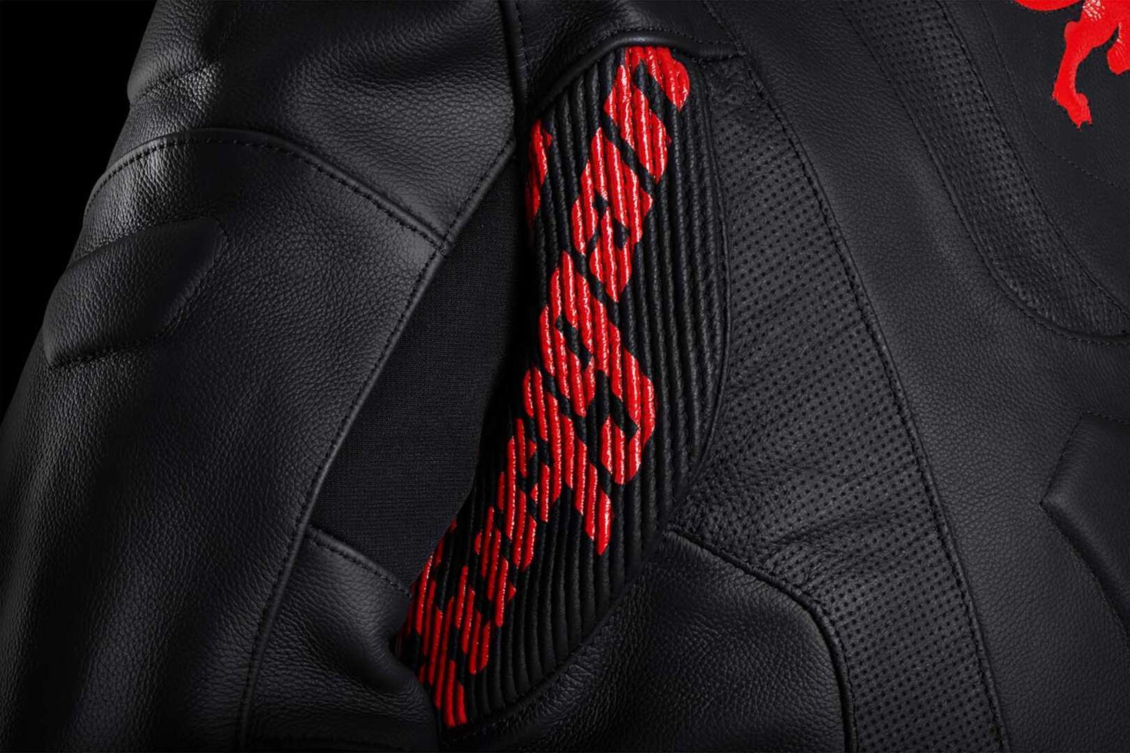 Furygan Raptor Evo 3 Motorcycle Leather Jacket black/red 3XL Figure 19