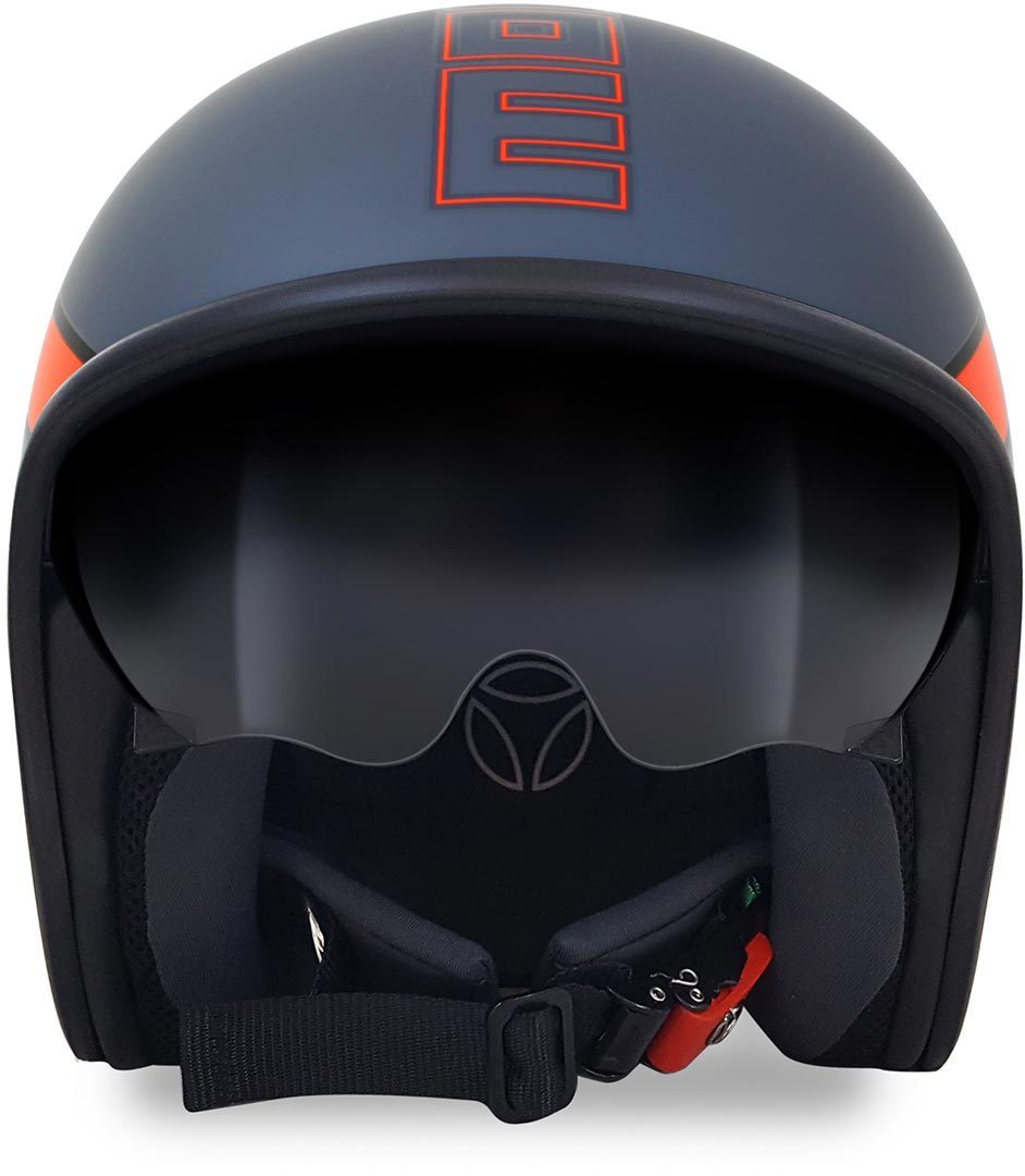 MOMO Raptor Casco jet nero opaco / Dark Silver S (56) Figura 2