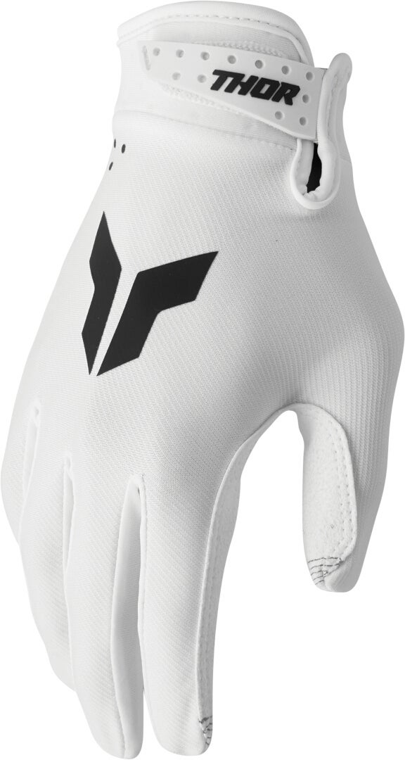Thor Logo Motocross Handschuhe weiß XL Abbildung 1