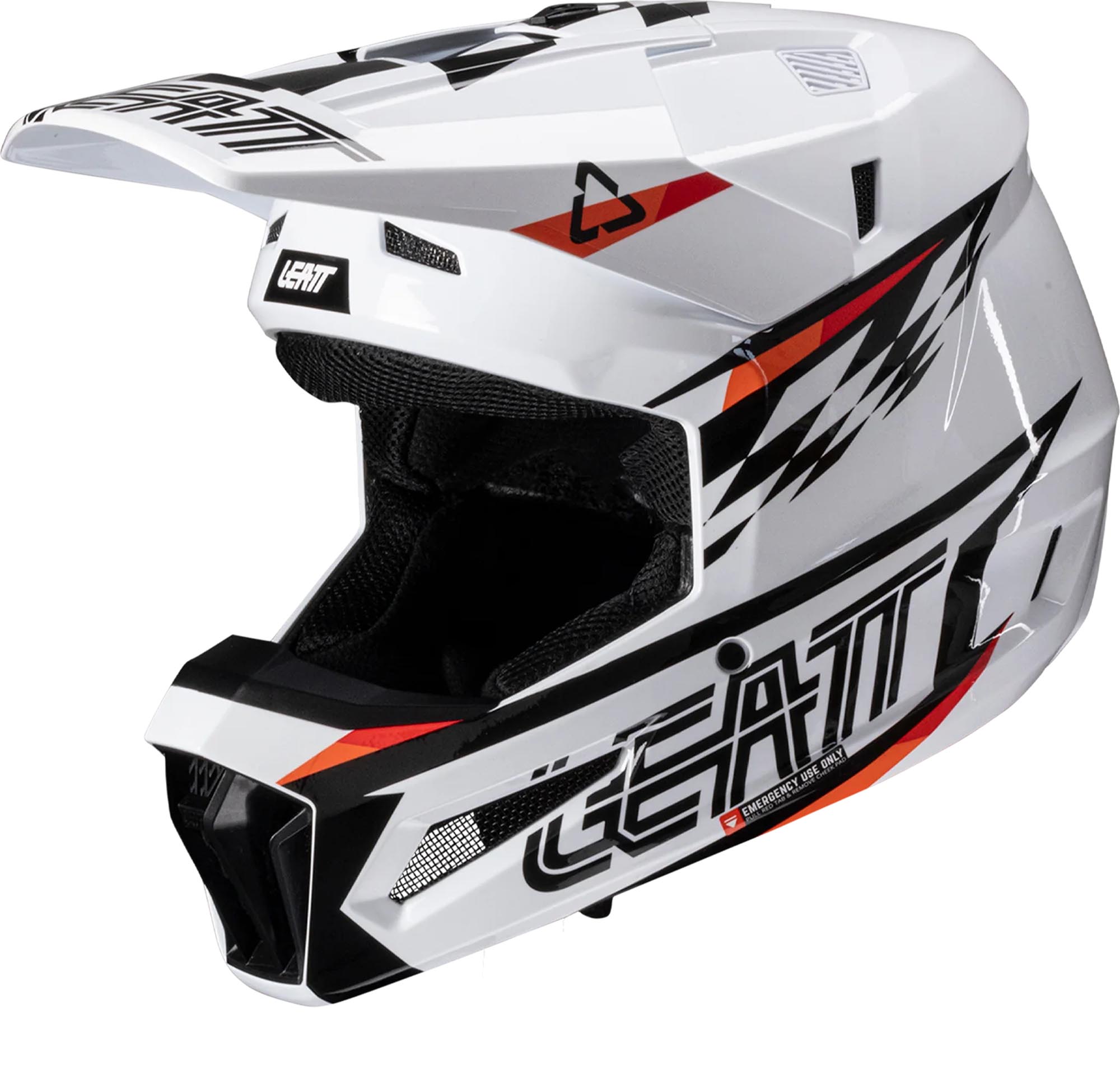 Leatt 3.5 Checkered Junior Motocross Helm mit Brille L (53/54) Abbildung 2