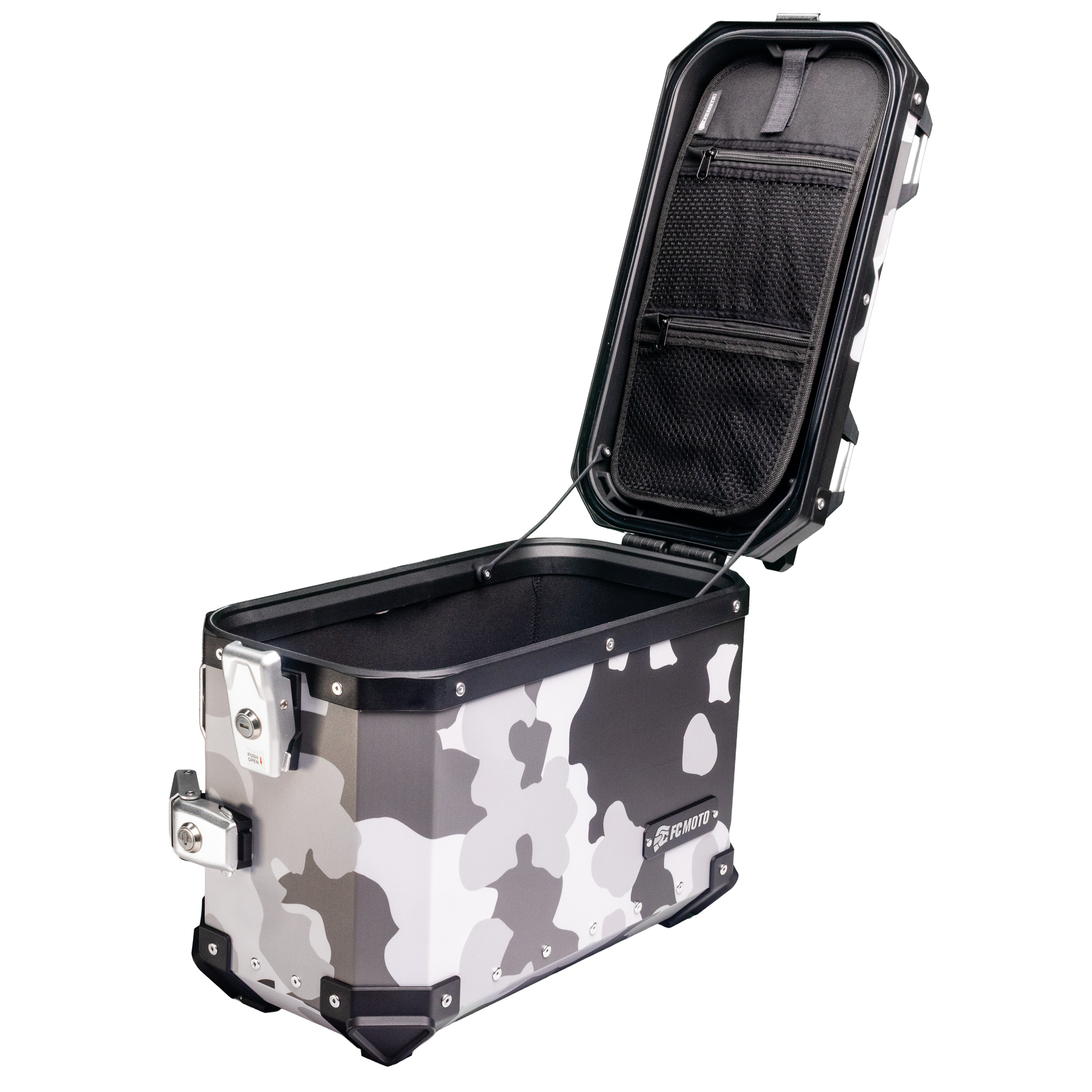 FC-Moto Terreno EVO Camo 28 L Alu Cutia laterală Camuflaj alb Dreapta Figura 8