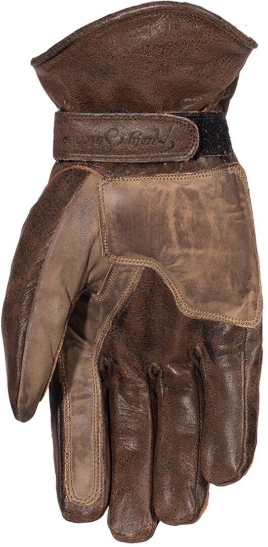 Rusty Stitches Johnny Motorcycle Gloves dark brown M Figure 2