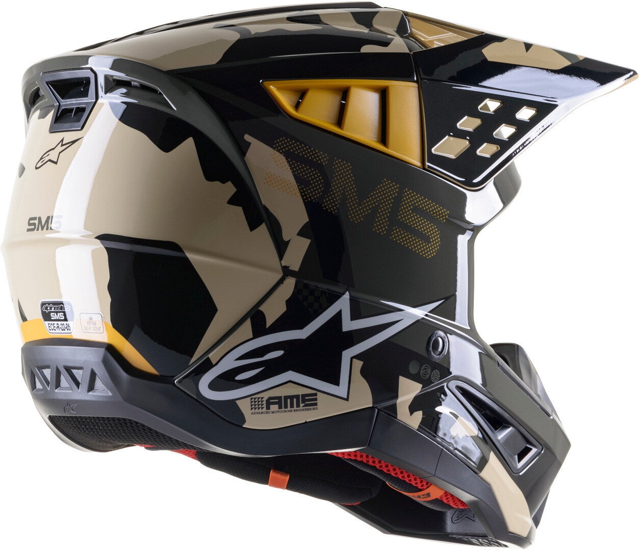Alpinestars S-M5 Rover Casque de motocross Sable XL (61/62) Figure 2