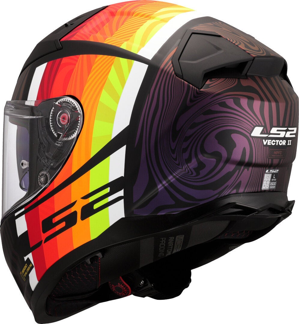 LS2 FF811 Vector II Freedom Helm chameleon matt 4XL (67/68) Abbildung 3