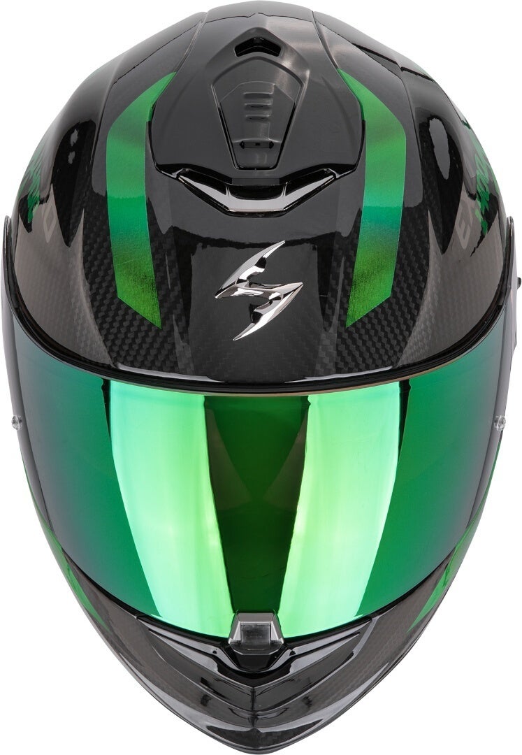 Scorpion EXO-1400 Evo II Carbon Air Platted Casco nero/verde XL (61/62) Figura 3