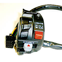 SHIN YO Universal Schaltereinheit HONDA ATV + Motorrad, links Figur 1
