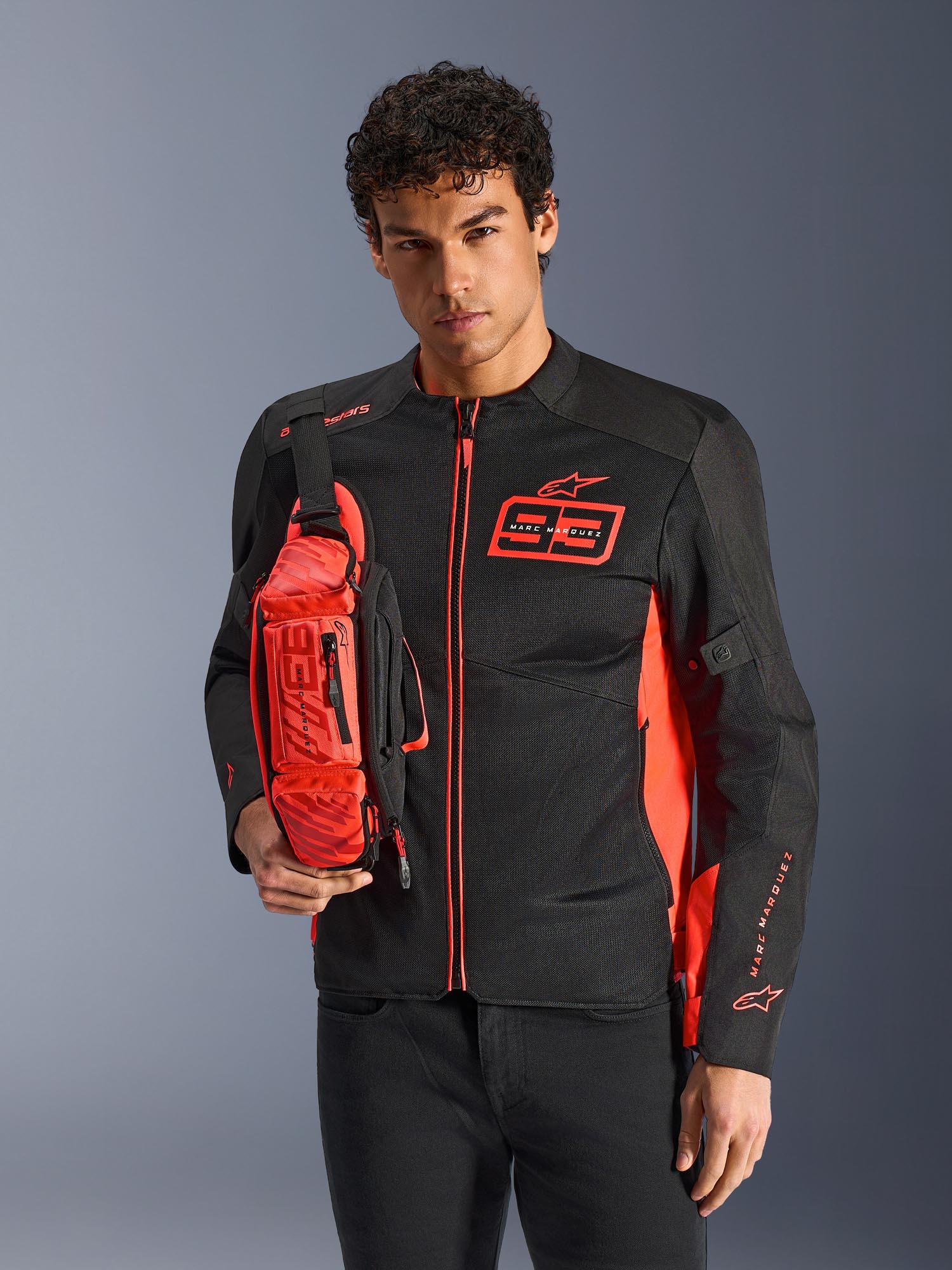 Alpinestars MM93 Geantă pentru talie Neon-roșu/roșu/negru Figura 2