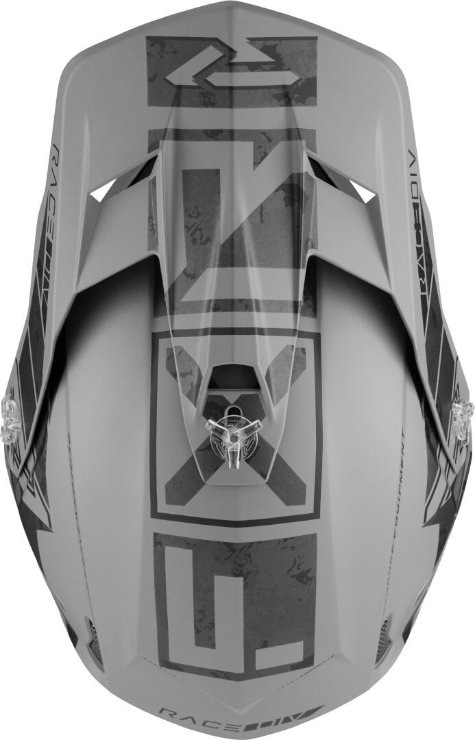 FXR Clutch Stealth Motocross Helm hellgrau matt S (55/56) Abbildung 2