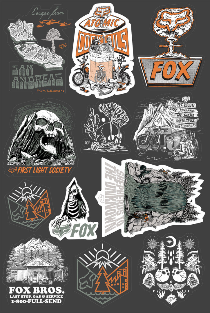 FOX Atlas Set de abțibilduri Figura 1