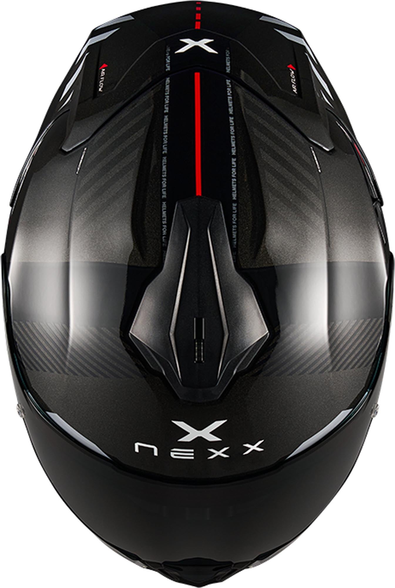 Nexx Y.100R Fade Casco nero/rosso S (55/56) Figura 4