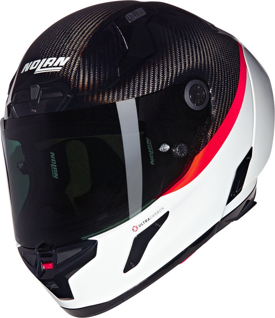 Nolan X-804 RS Ultra Carbon D.O.C. Capacete preto/branco XXL (64) Figura 1