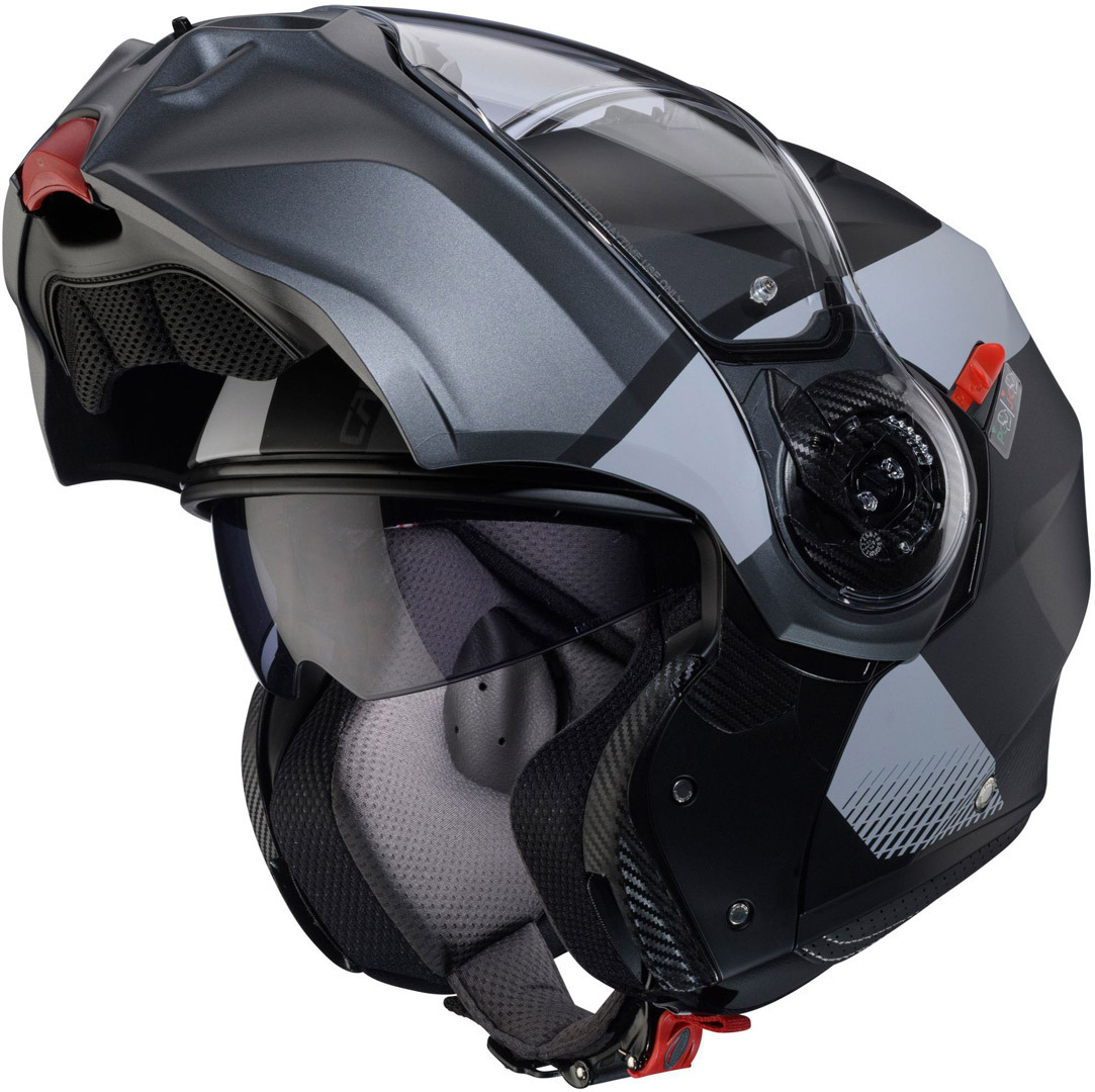Caberg Duke Evo Indy Klapphelm schwarz matt/grau S (55/56) Abbildung 5