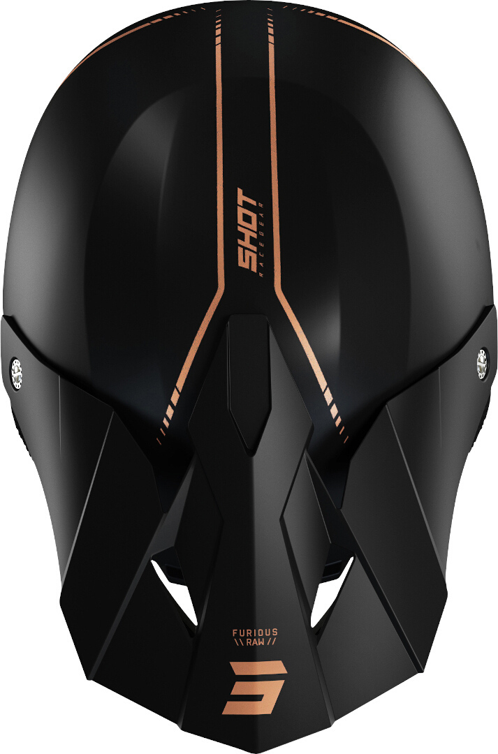 Shot Furious Draw 3.0 Motocross hjälm Svart/brons XS (53/54) Figur 3