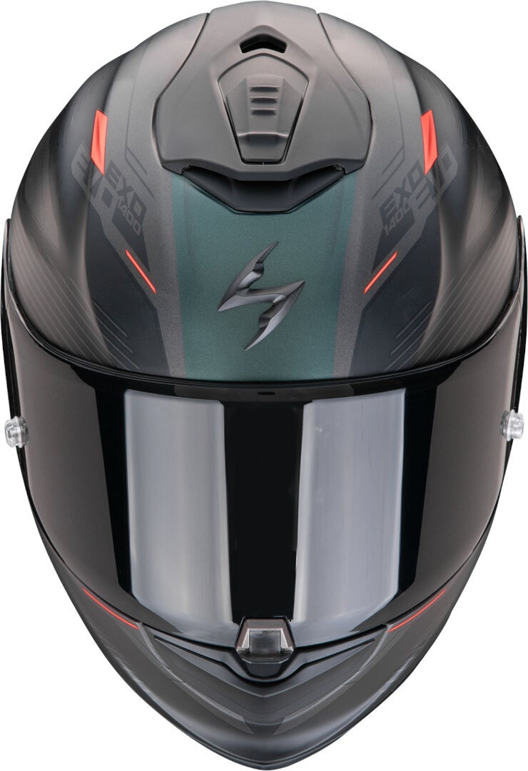Scorpion Exo-1400 Evo 2 Air Luma Přilba černá matná/zelená XL (61/62) Obrázek 3