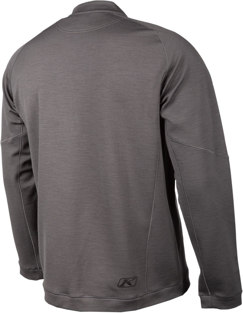 Klim Teton Merino 1/4 Zip Functioneel shirt grijs 3XL Figuur 6