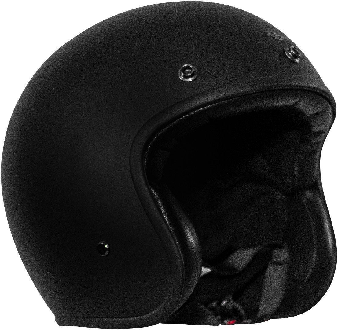 Rusty Stitches Fonzie Jet Helm Black Matt Verlies (60) Figuur 2