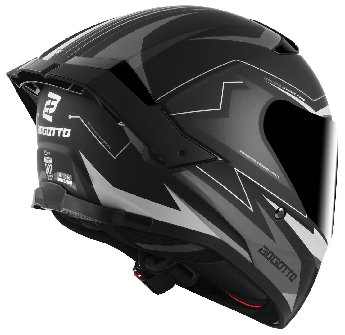 Bogotto FF118 Vilial Helmet black matt/grey S (55/56) Figure 5