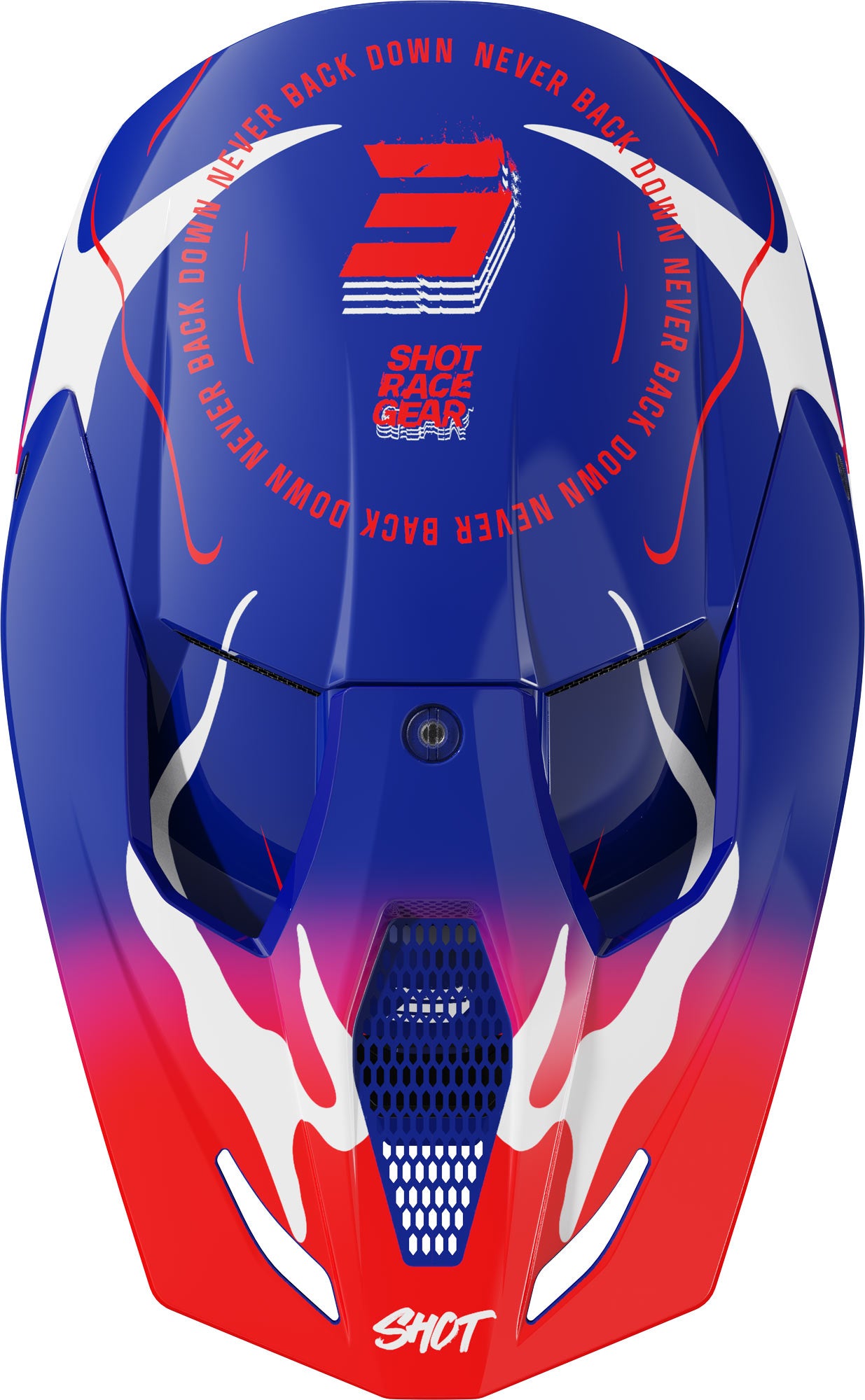 Shot Furious Beast Mips Motorcross helm voor jongeren Y/L (53/54) Figuur 2