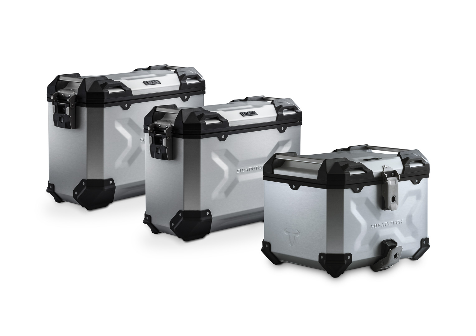 Setul de aventură SW-Motech TRAX ADV - Argint. BMW R 1200 GS LC Adv/1250 GS Adv. W. TIF. Figura 1