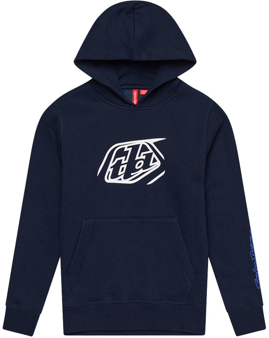 Troy Lee Designs Badge Kids Hanorac albastru închis YL Figura 1