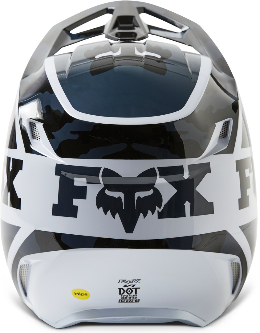FOX V1 Nuklr Casco Motocross nero M (57/58) Figura 2