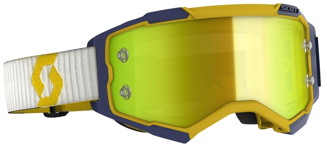 Scott Fury Chrome Ochelari de motocross Galben/Albastru Figura 1