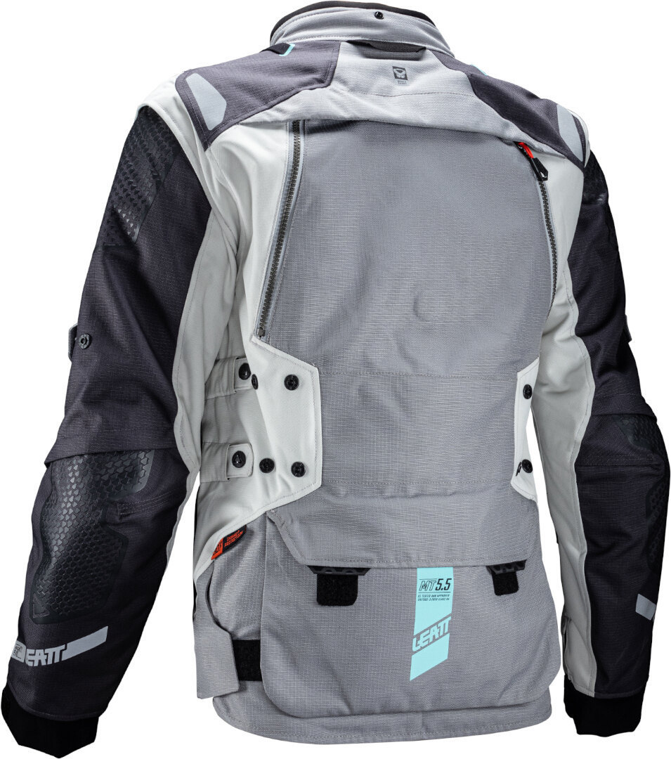 Leatt ADV Multitour 5.5 Damen Motorrad Textiljacke dunkelgrau/hellgrau S Abbildung 2