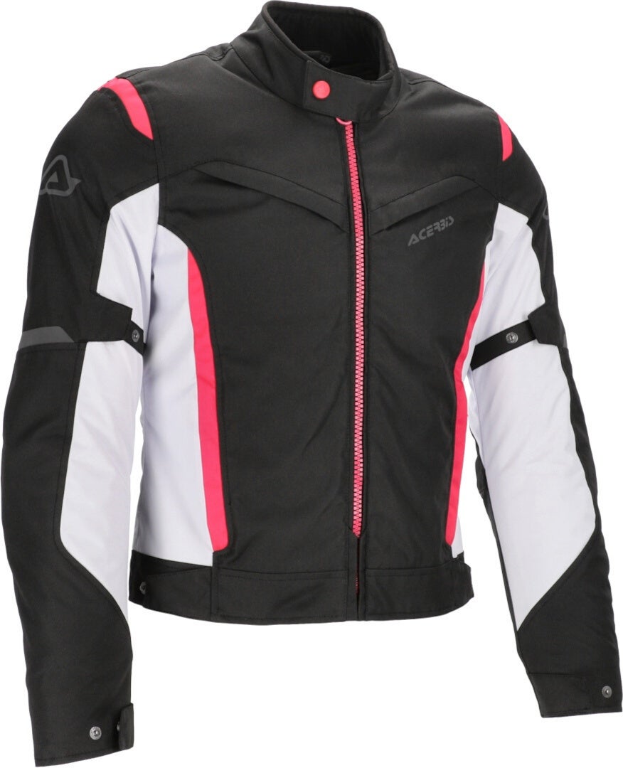 Acerbis X-MAT 2.0 Ladies Motorcycle Textile Jacket black/hotpink M Figure 1