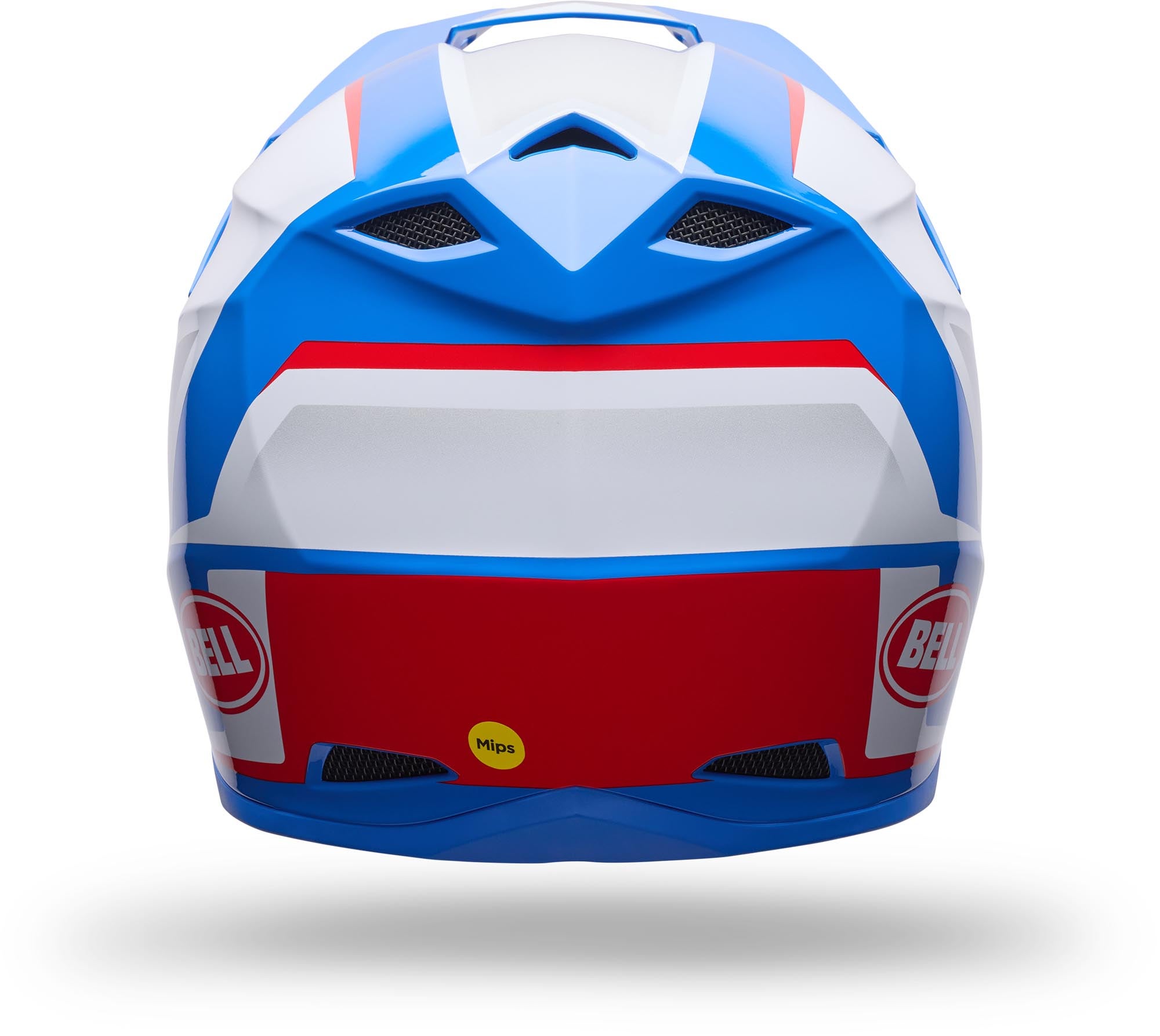 Bell MX-10 MIPS Spiral Jugend Motocross Helm weiß/rot/blau Y/S (49/51) Abbildung 4