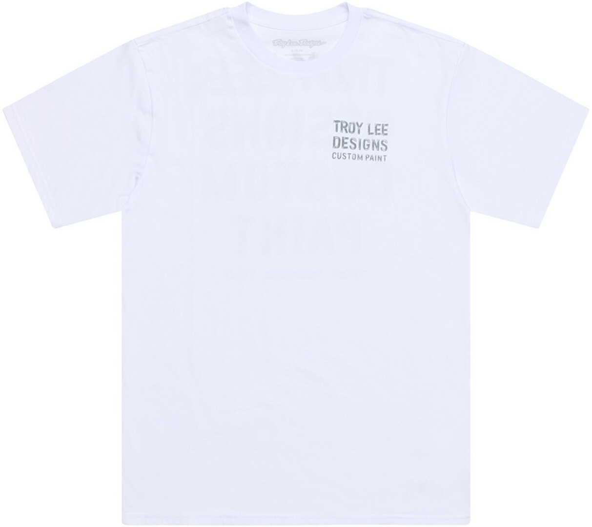 Troy Lee Designs Paint Shop Tricou alb S Figura 1
