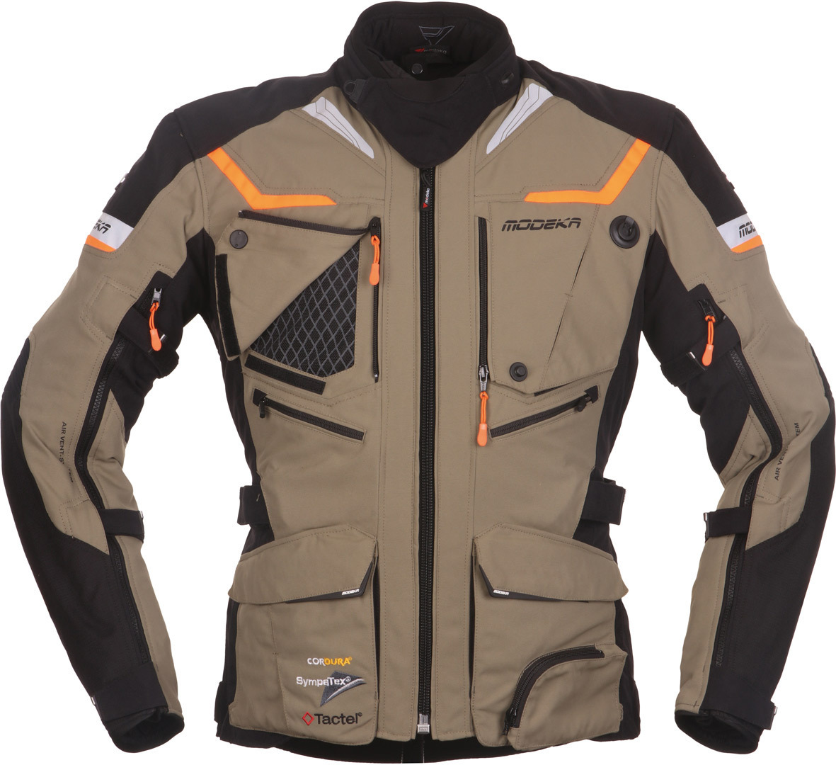 Modeka Panamericana Motorrad Textiljacke sand Lang L Abbildung 1