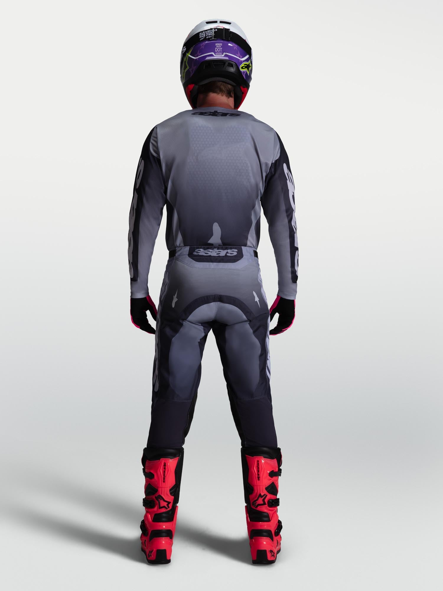 Alpinestars Racer Amber Motocross Hose grau/lila 36 Abbildung 7